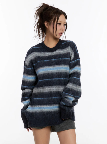 oversized-striped-knit-sweater-cn527