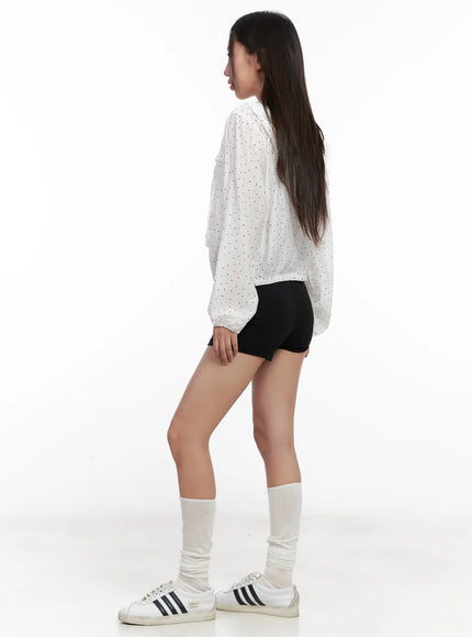 polka-dot-ruffle-windbreaker-cl521