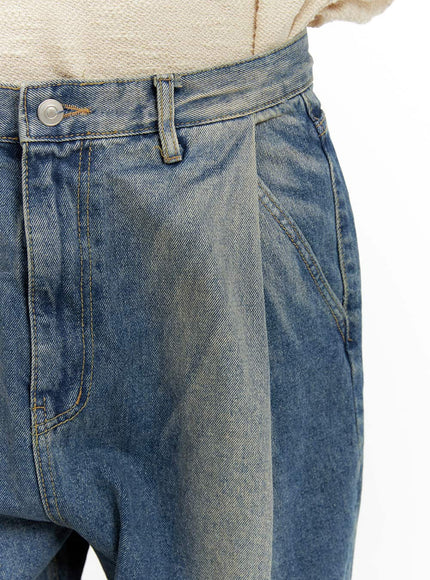 mens-washed-pintuck-baggy-jeans-ia402