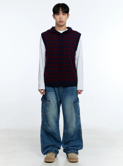 mens-striped-knit-sleeveless-hoodie-ig515
