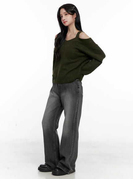 v-neck-off-shoulder-knit-sweater-co524