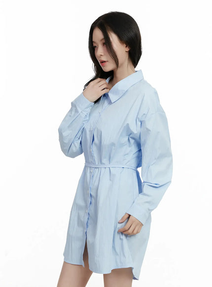 ribbon-waist-shirt-dress-f502