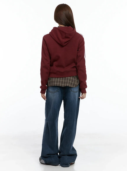 striped-sleeve-crop-hoodie-cs501