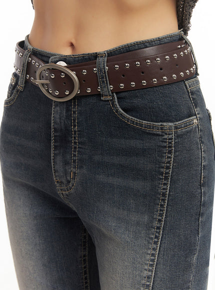 twin-stud-faux-leather-belt-iy502