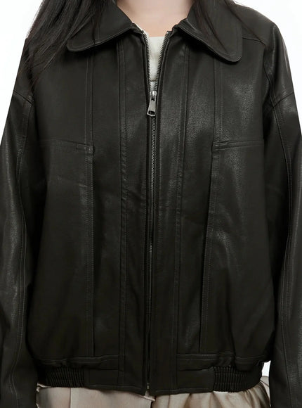 zippered-faux-leather-biker-style-jacket-io520