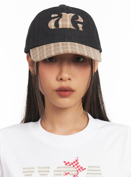 Chic Plaid Cap IA507