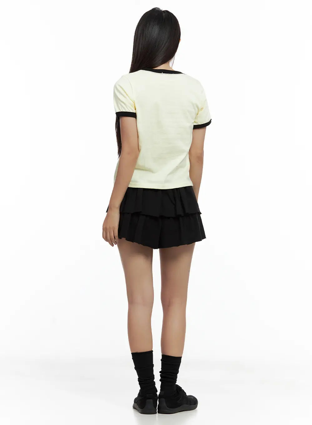 tiered-ruffle-mini-skirt-cl508