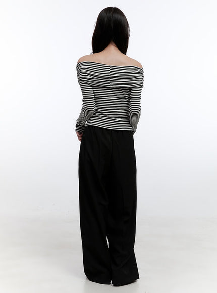 slim-fit-off-shoulder-striped-blouse-on418