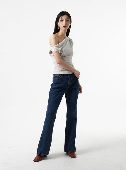 Wide Bootcut Jeans IA325