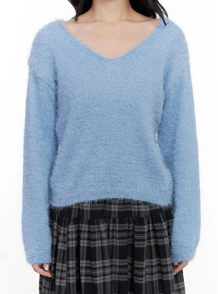 v-neck-ribbon-long-sleeve-knit-sweater-cn514