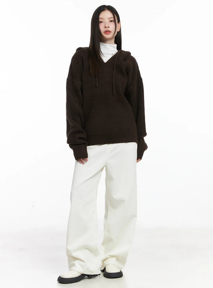 v-neck-knit-hoodie-cj507