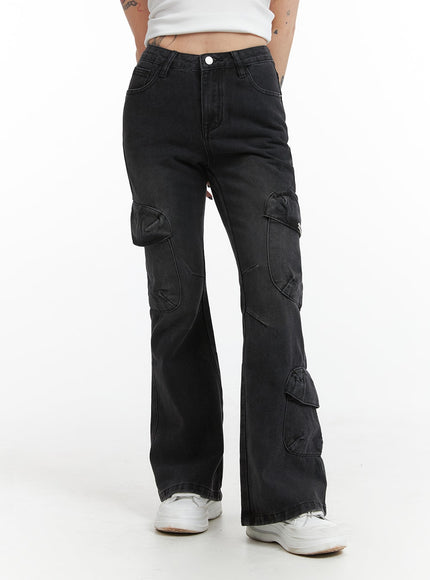 grunge-chic-cargo-bootcut-jeans-ij410