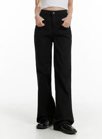 mid-waist-button-flared-trousers-if408
