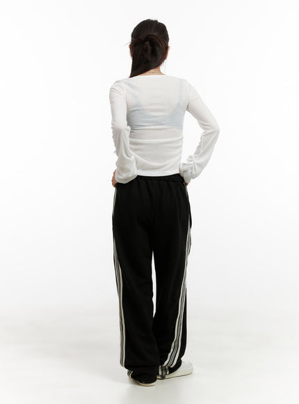 stripe-banded-sweatpants-cl431