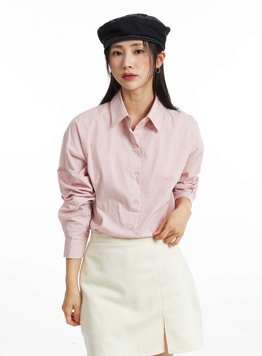 cotton-buttoned-loose-fit-shirt-oo323
