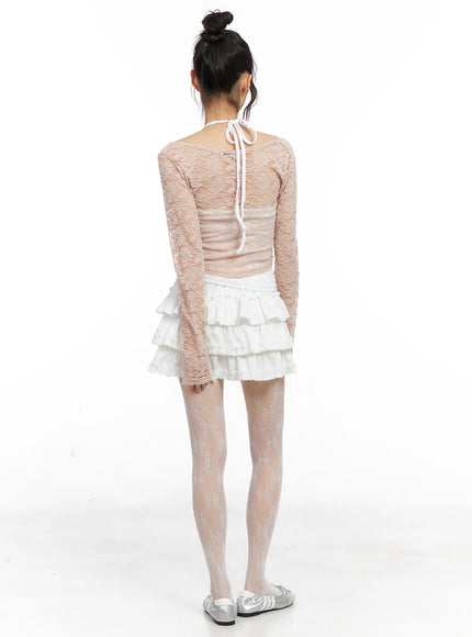 tiered-ruffle-mini-skirt-cn520