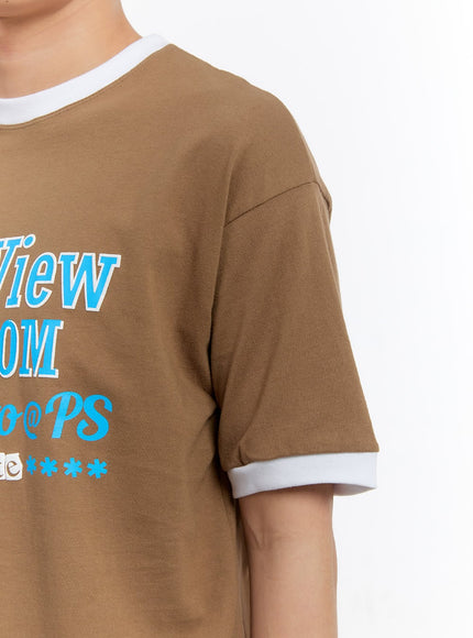 Men's Cotton Graphic T-Shirt IA507