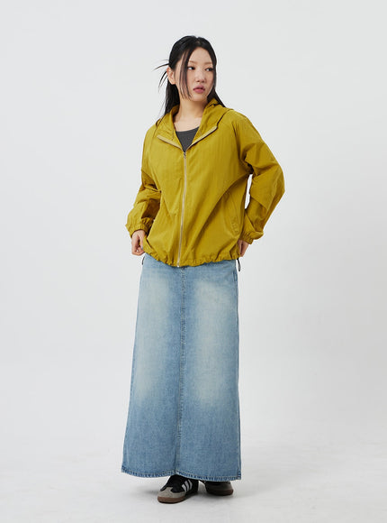 Denim Maxi Skirt CF324