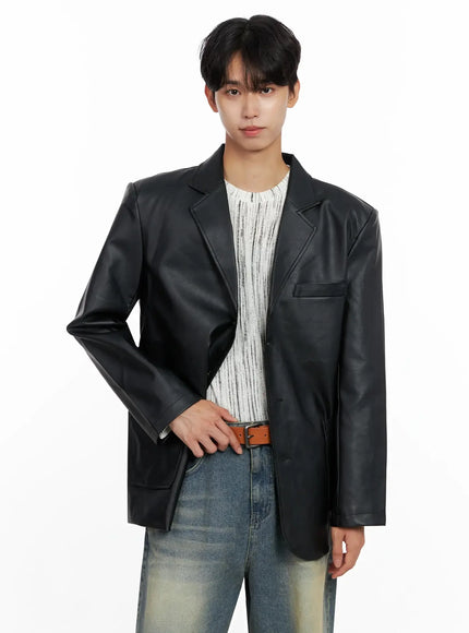 mens-faux-leather-blazer-jacket-io516