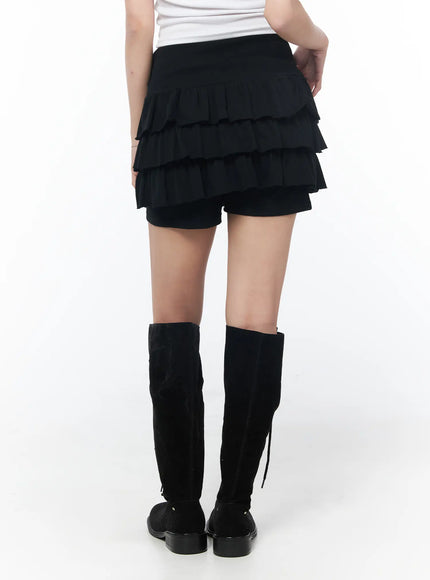 tiered-ruffle-mini-skort-cy529