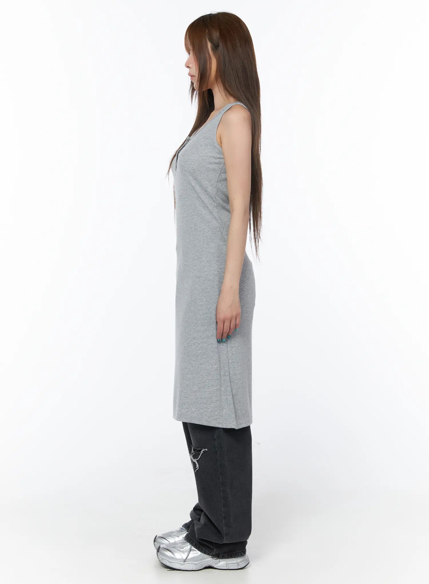 casual-sleeveless-wrap-midi-dress-set-cy529