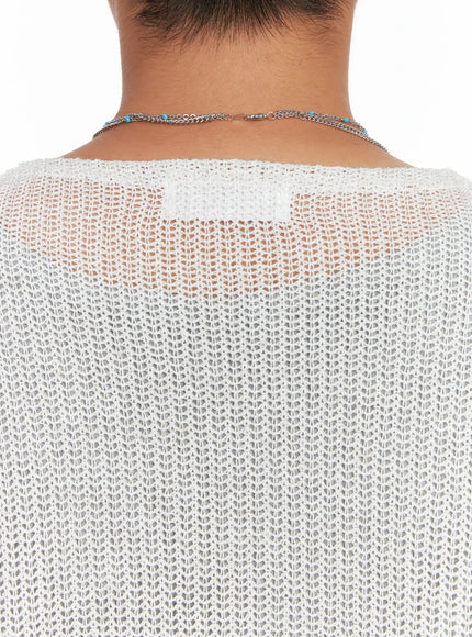 mens-floral-double-layer-necklace-is510