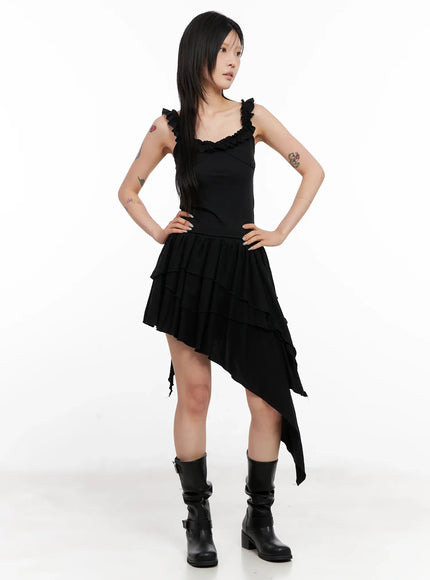 asymmetric-ruffle-dress-cl528