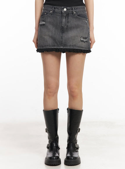distressed-denim-lace-mini-skirt-iy529