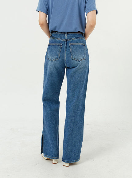 Side Slit Jeans OM308