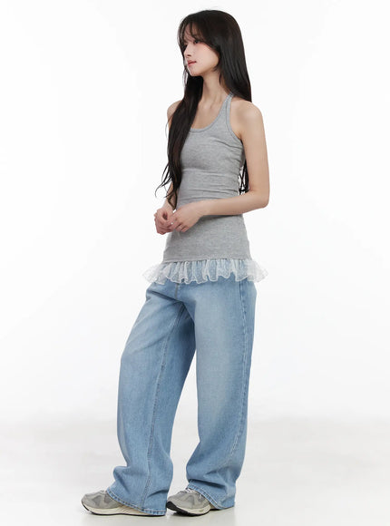 lace-trim-ribbed-halter-top-cm527