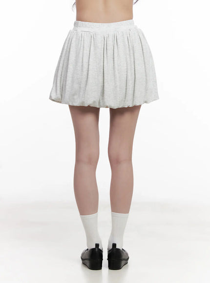 Comfy Gray Pleated Skirt CL516