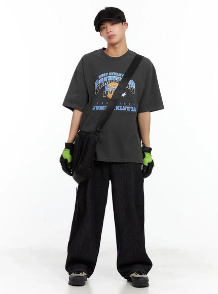 Men's Sporty Graphic T-Shirt IL516