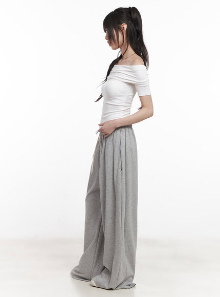 adjustable-pintuck-wide-leg-sweatpants-cy521
