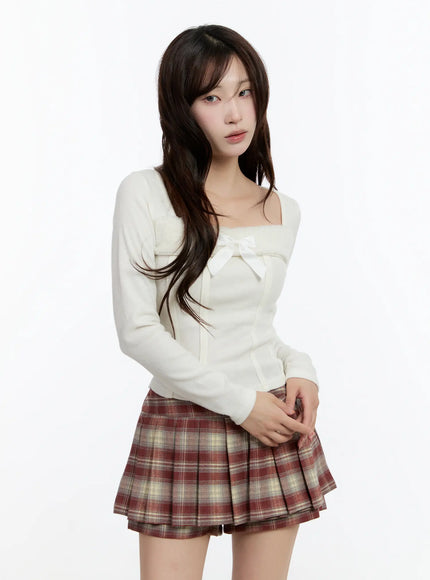 faux-fur-ribbon-long-sleeve-top-cn524