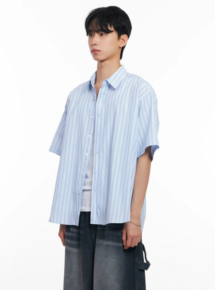 mens-striped-button-up-shirt-il504