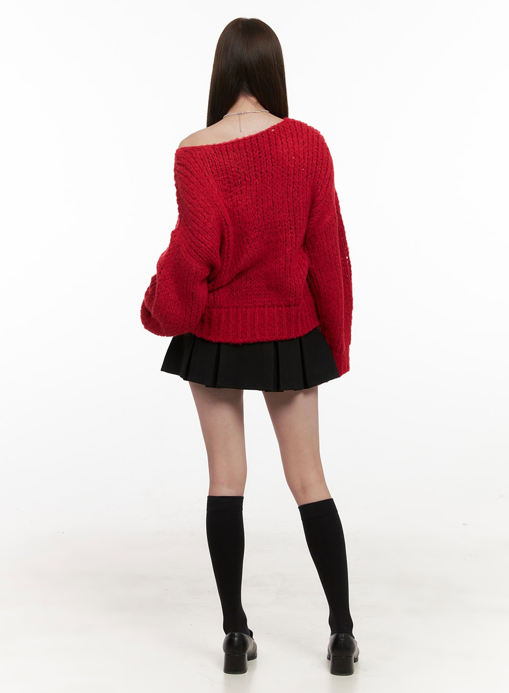 one-shoulder-solid-sweater-od412