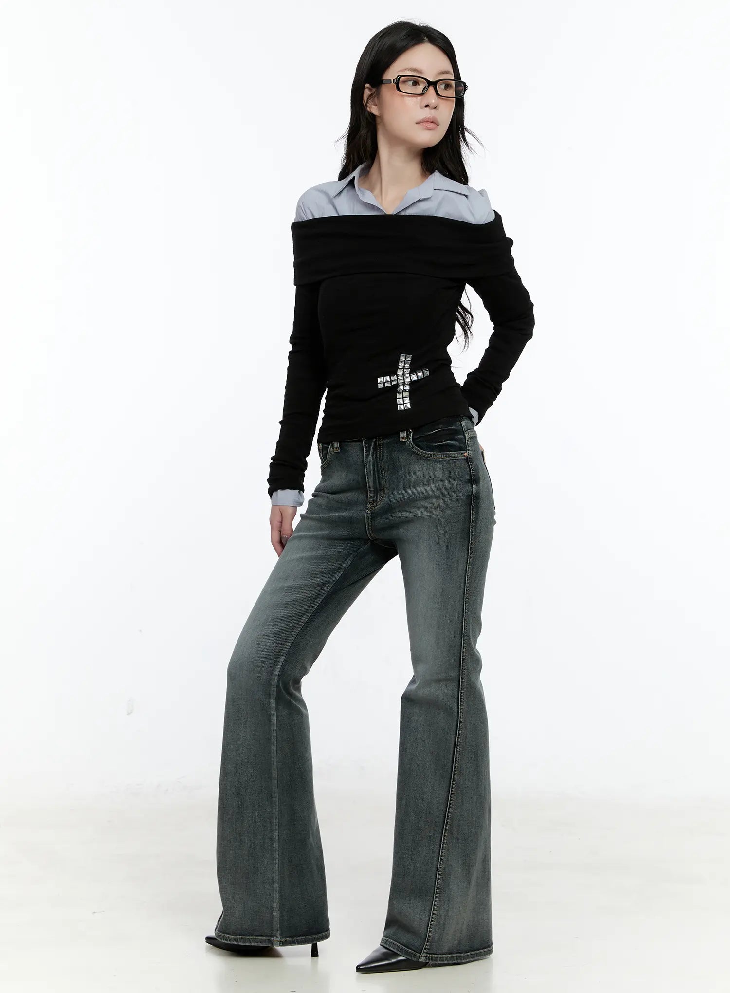 off-shoulder-studded-cross-top-cn517