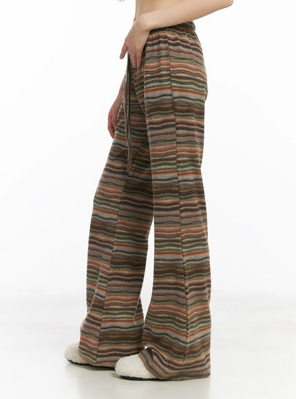 Striped Flare Lounge Pants CD531