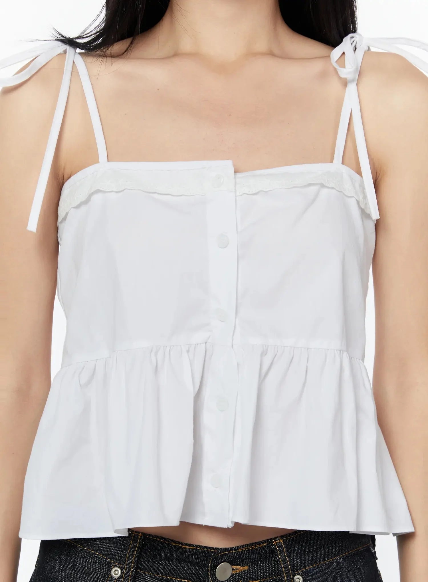 lace-trim-ruffle-blouse-iy526