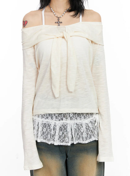 sheer-ribbon-off-shoulder-long-sleeve-top-cj522