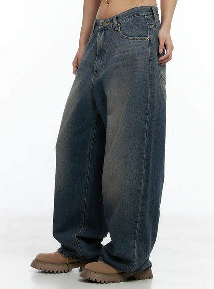 Finley Oversized Wide-Leg Jeans CS504