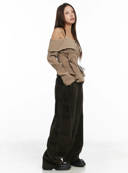off-shoulder-suede-corset-blouse-cj512