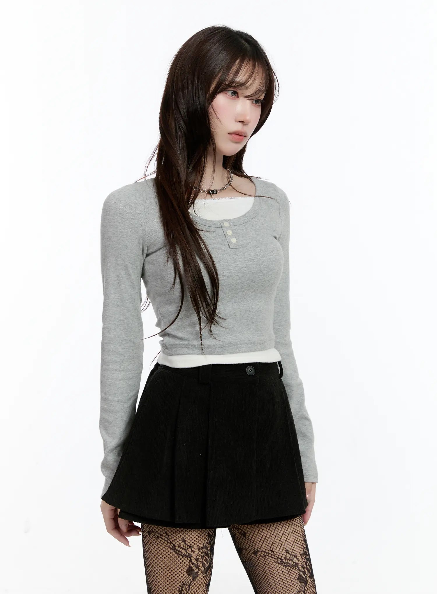 fleece-lined-layered-henley-top-cn525