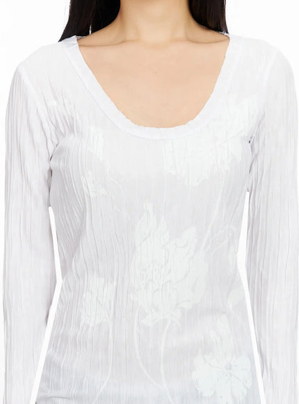 floral-pleated-u-neck-long-sleeve-ca513