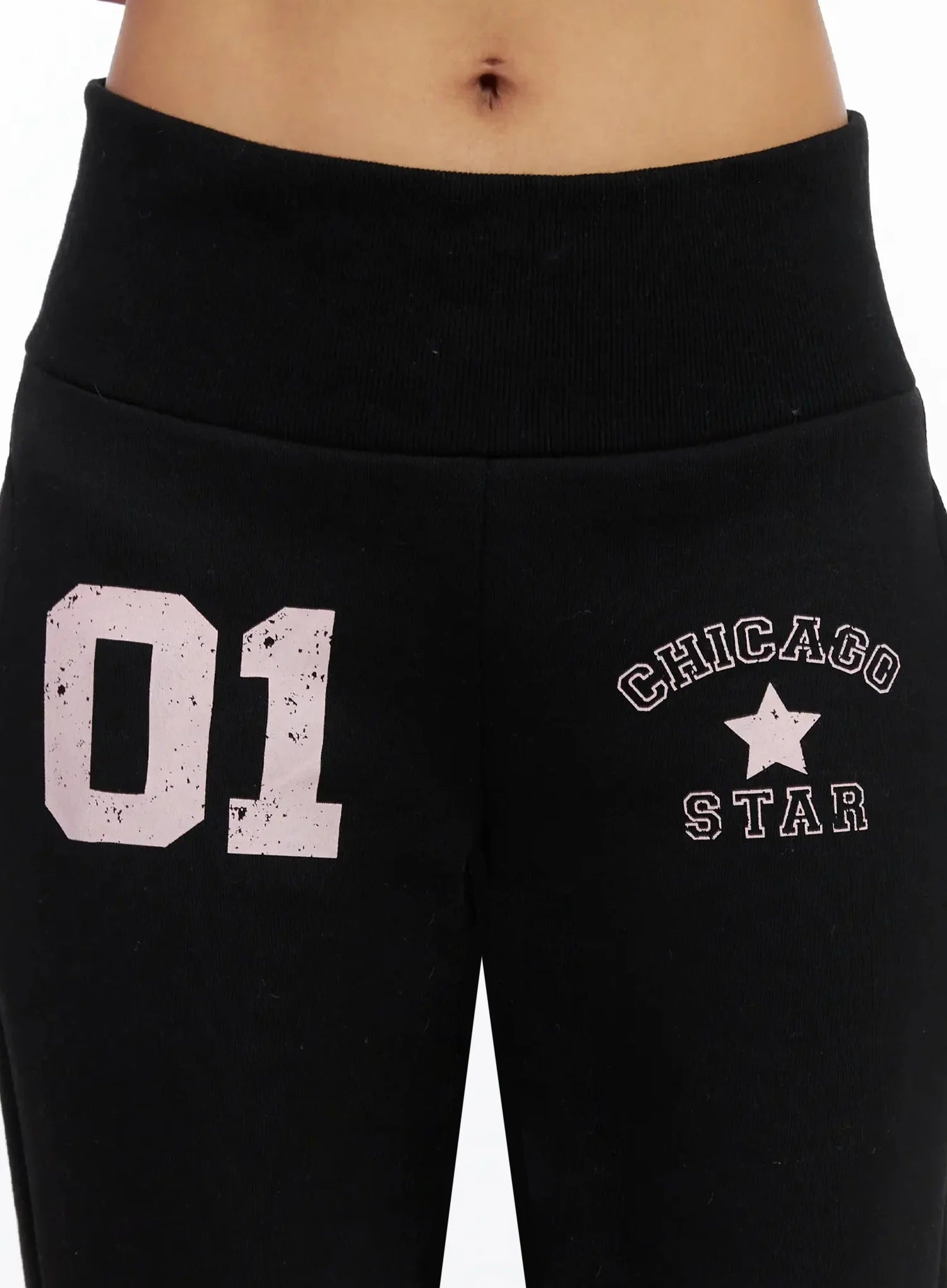 Graphic Bootcut Pants IN528