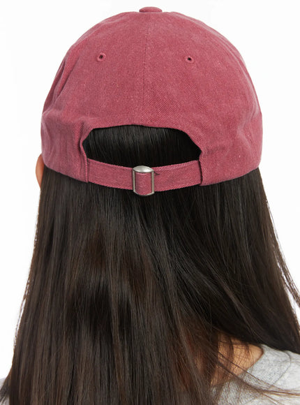 Casual Washed Logo Cap CJ512