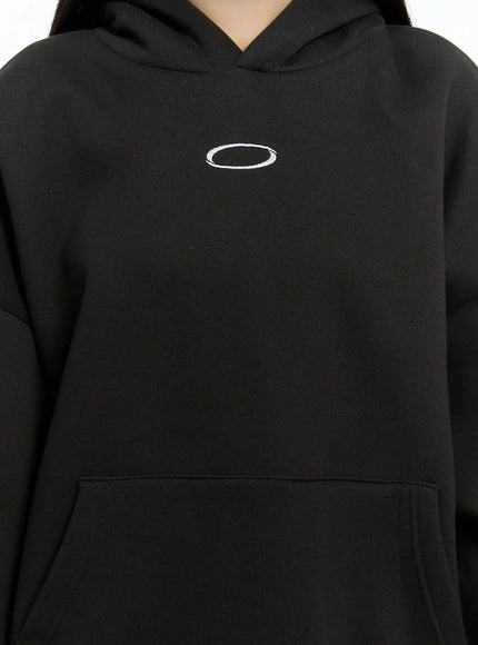 Oval Graphic Oversized Hoodie IM509