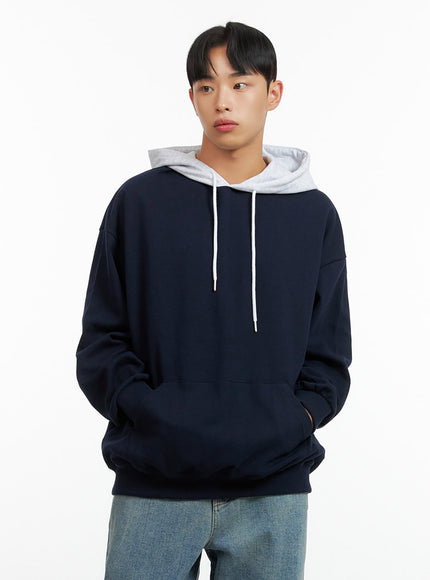 mens-contrasting-hoodie-dark-blue-iu412