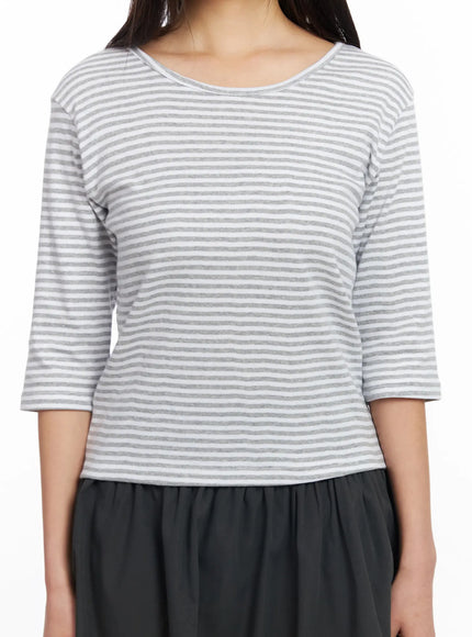 striped-three-quarter-sleeve-shirt-cf506-1