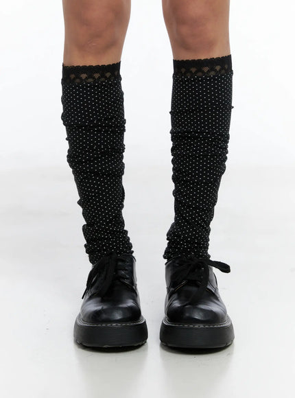 polka-dot-lace-leg-warmers-cs505